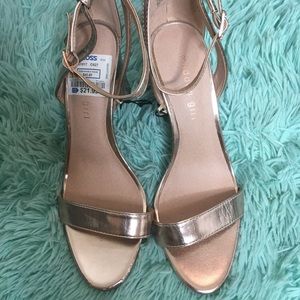 Rose Gold Madden Girl heels